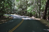 Jamison Creek Road gets steep.