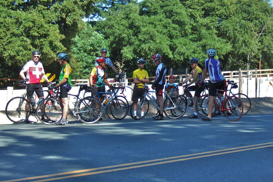 The group at Saratoga Gap