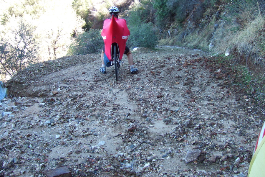 Typical erosion from the recent storm.