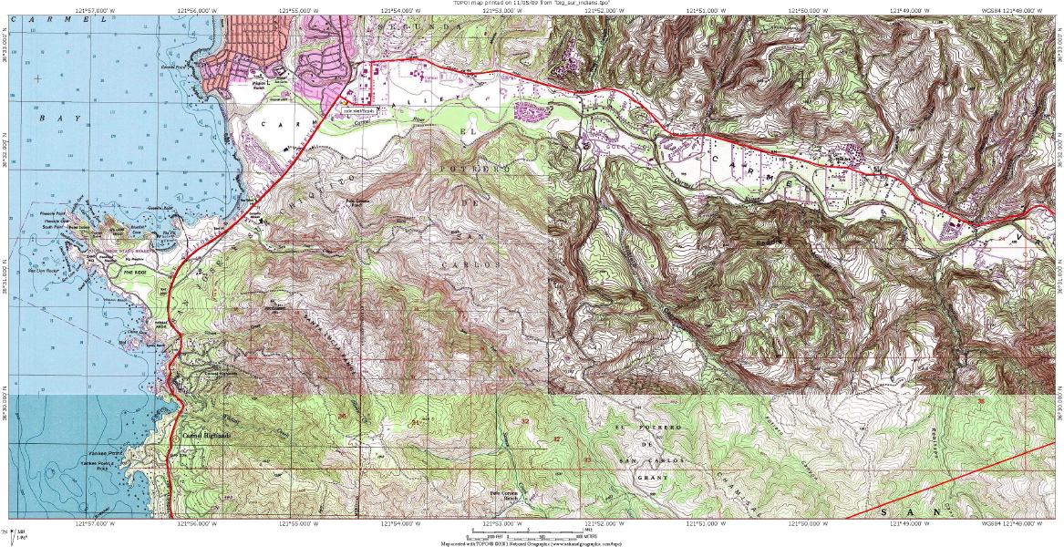 Carmel Valley map.