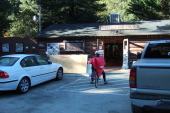 Stopping at the General Store in Big Sur.