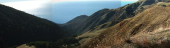 Panorama of the Mill Creek watershed from Nacimiento-Ferguson Rd.