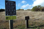 Waterwheel Creek Trailhead signs