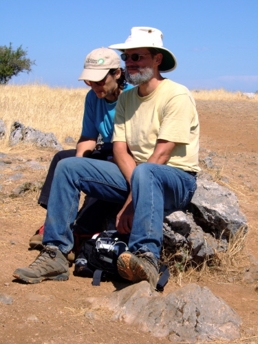 Stella and Frank on Black Mountain.