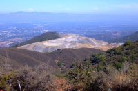 Permanente Quarry tailings from the Black Mountain Trail.