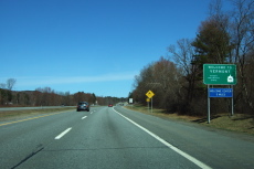 Entering Vermont on I-91