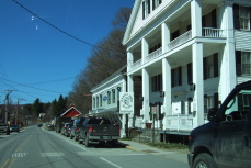 Passing the Vermont House and Tavern in Wilmington, VT
