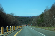 Descending a hill to the Connecticut River