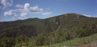 Skyline Drive continues north along Bountiful Ridge to Bountiful Peak (left).