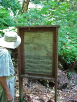 David reads about the Heritage Grove.