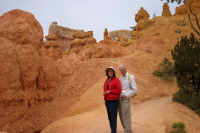 Kay and David on the Queen's Garden Trail, Bryce Canyon.