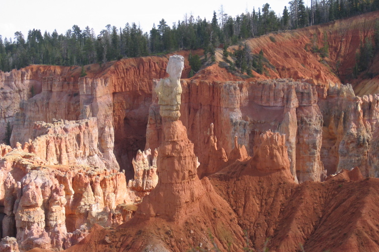 Hoodoos of the Pink Cliffs at the Agua Canyon Overlook.