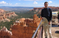 Bill at Sunset Point, Bryce Canyon.