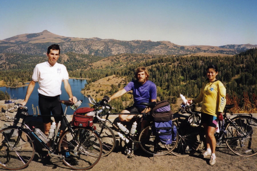 Bill, Jude, and Jennifer at Carson Pass