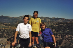 Bill, Jennifer, and Jude at Carson Pass