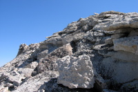 Rock detail near the summit of Echo Ridge (11100ft)