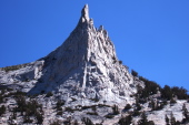 Cathedral Peak from John Muir Trail