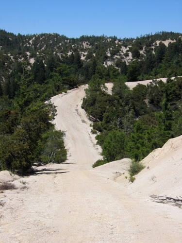 A dip on Chalk Mountain Rd. (1190ft)