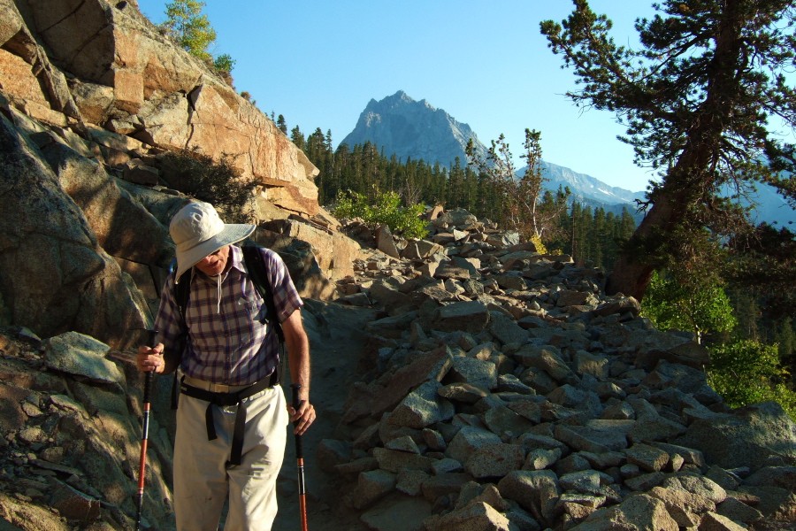 David nears the end of the trail.