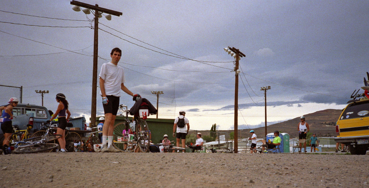 Bill at the south Reno rest stop.