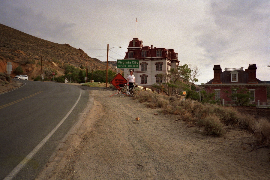 Entering Virginia City.