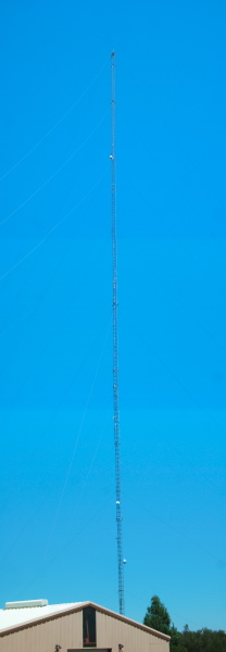 1800-foot antenna tower along Summit Road