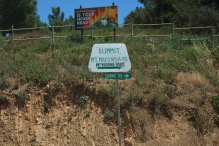 Beginning of Summit Road (south)
