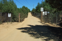 Gate at Croy Ridge Road