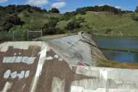 Dam at Almaden Reservoir