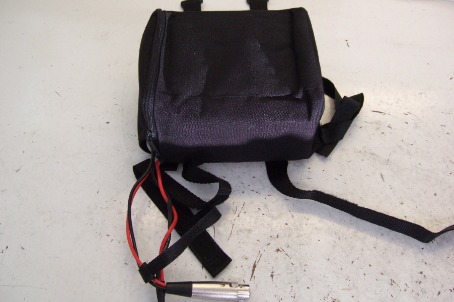 Battery and bag, ready to use.