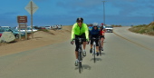 Steve leads the group past Waddell Beach.