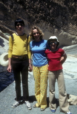 Bill, Kay, and Laura in Mosaic Canyon