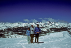 Laura, David, and Bill on Mammoth Mountain