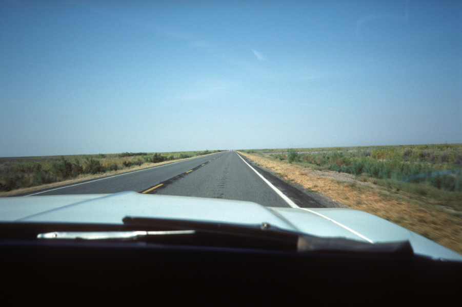 Driving westbound across the vast wasteland between Delta, UT and the Nevada state line.