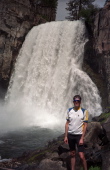 Bill at the bottom of Rainbow Falls.