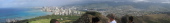 Panorama of Waikiki, Honolulu, and the southern suburbs from Diamondhead.