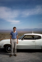 Bill in front of Buick, on US50 near NV376.