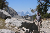 Bill at Duck Pass (10,800ft).