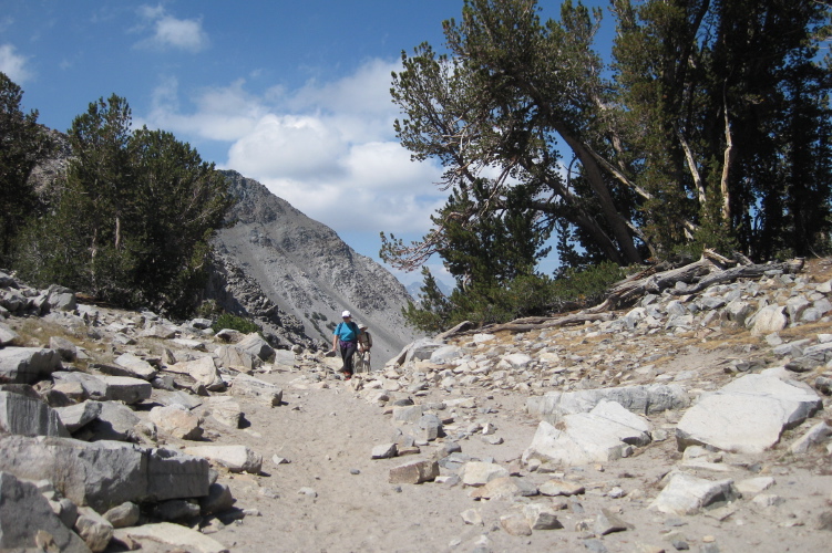 Stella and David achieve Duck Pass (10800ft)