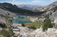 View north from Duck Pass (10800ft).
