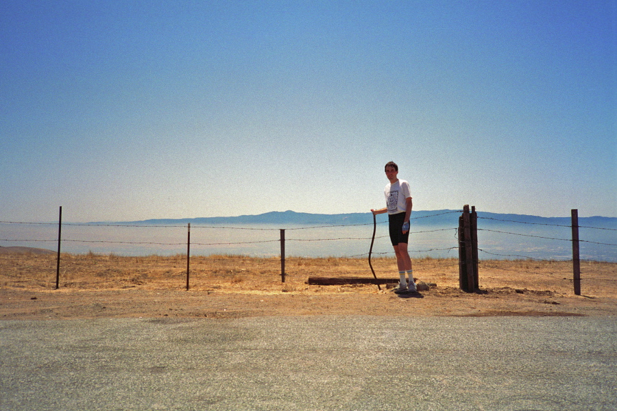 Bill at the top of Sierra Rd.