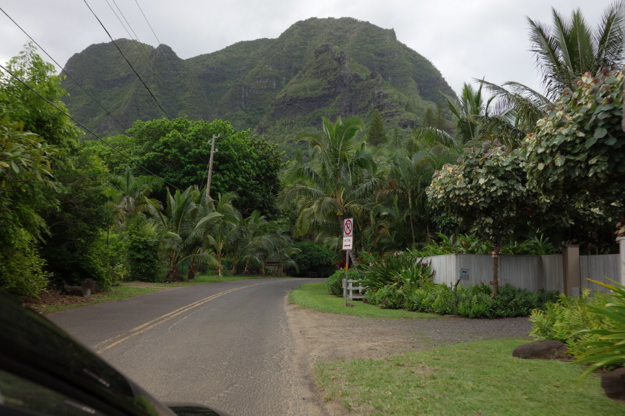 Approaching the end of the road near Ha'ena