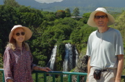 Kay and Bill at 'Opeaka'a Falls