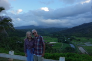 Kay and David at Hanalei Valley