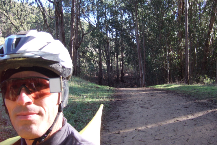 Riding the Brandon Trail.