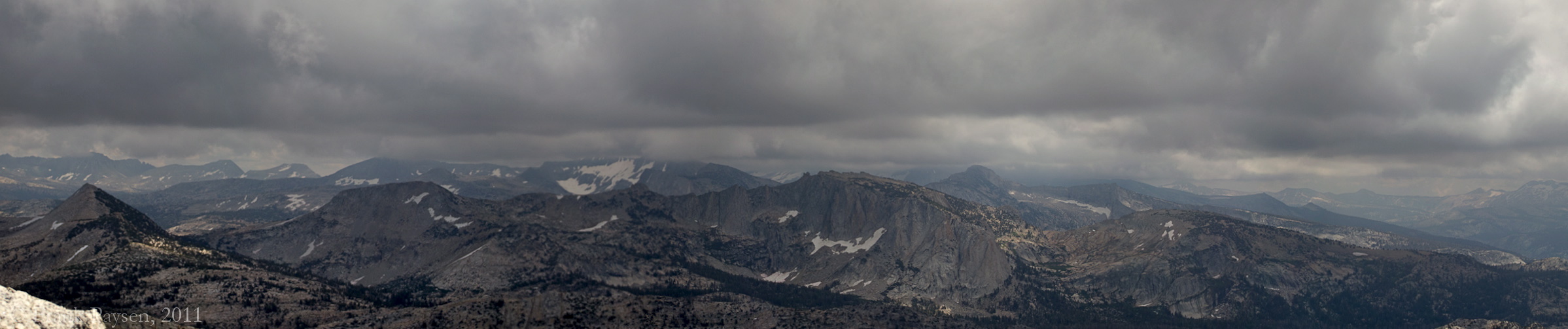 Panorama southeast from Echo Ridge