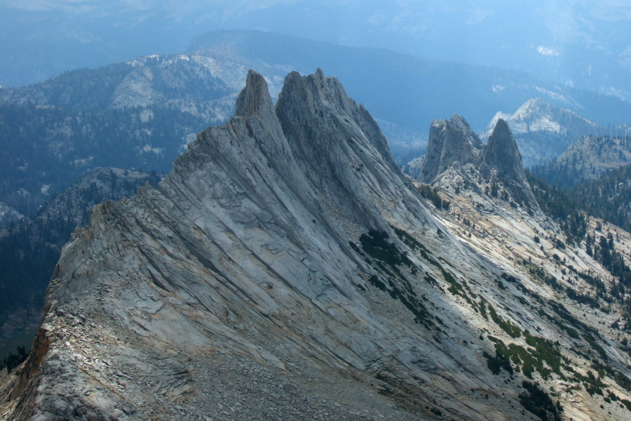 Matthes Crest (10918ft) from the summit of Echo Ridge (11168ft)