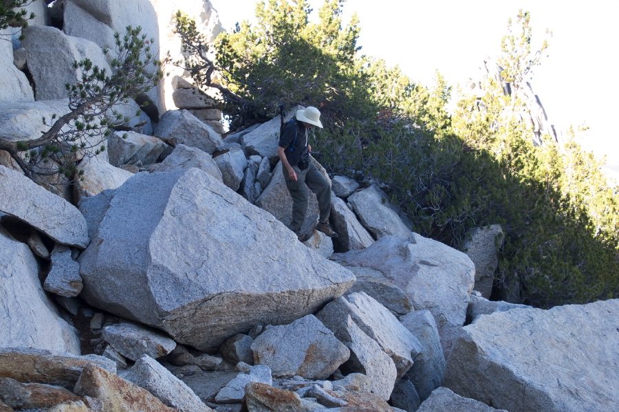 A little bit of boulder-hopping