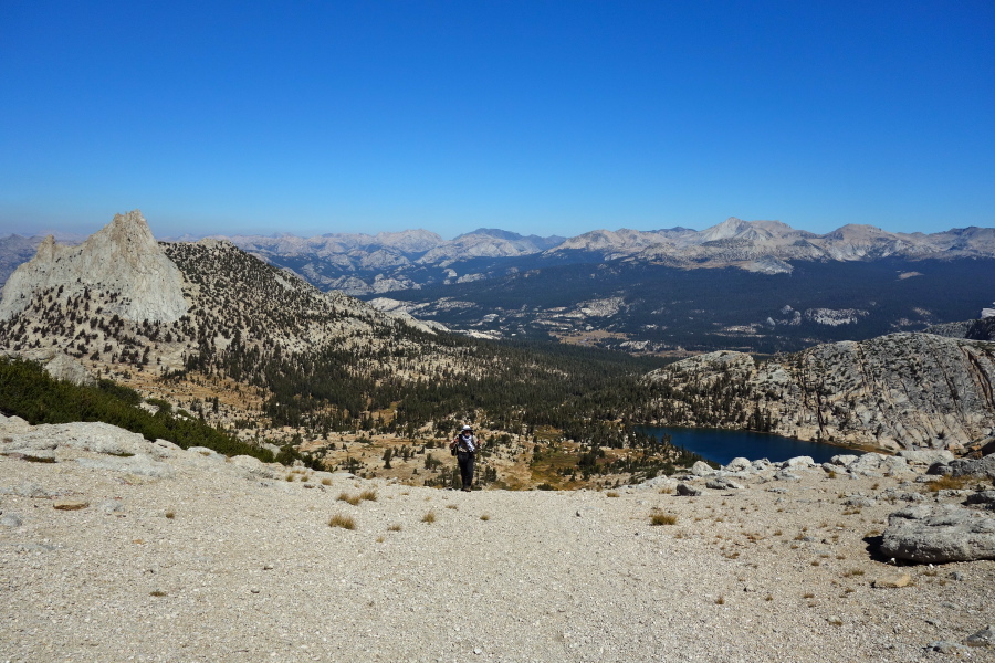 Frank reaches the top of the Ski Run.