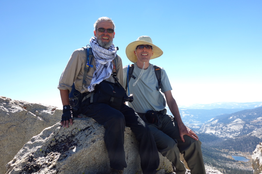 Frank and Bill on the summit of Echo Ridge